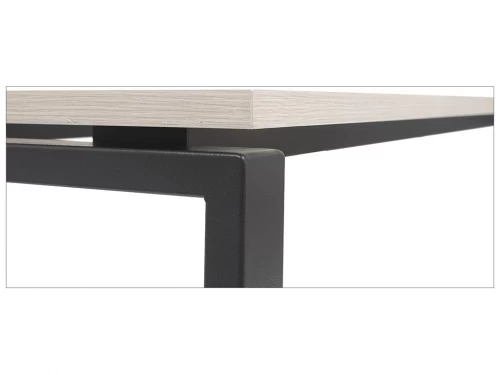 Стол офисный NT 140x70 белое дерево/серый