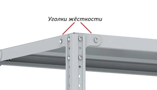 Стеллаж металлический Титан МС-750 2300x700x300/5